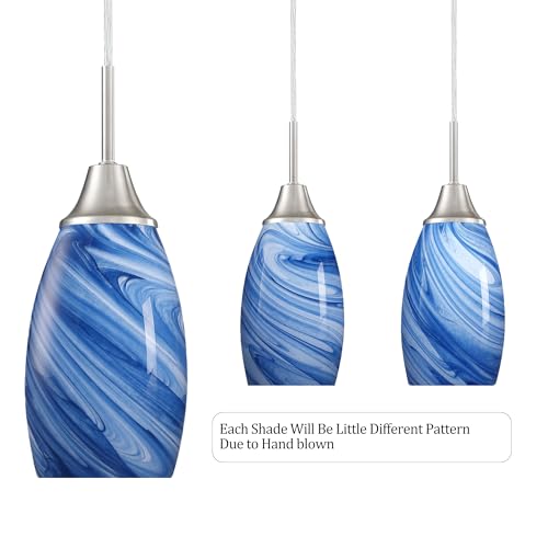 Mini Glass Pendant Light (3 Count)