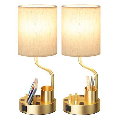 Bedside Lamps for Bedroom Set of 2 (2 Count)