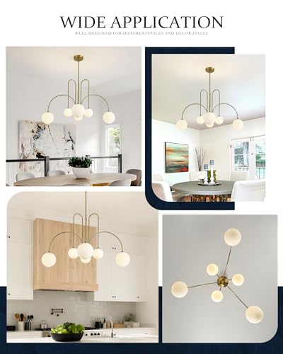 Gold Sputnik Chandelier