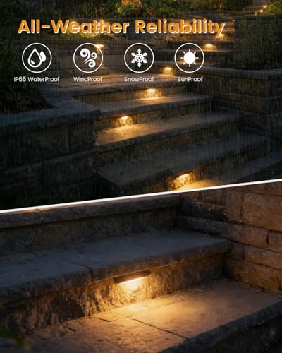 6 Pack 5.51" LED Retaining Wall Lights