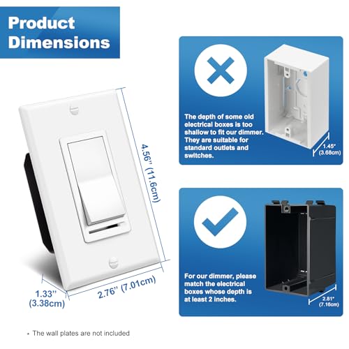 5PK Dimmer Switch (5 Count)