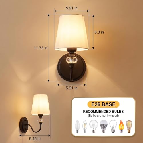 1 Light Vintage Wall Sconce
