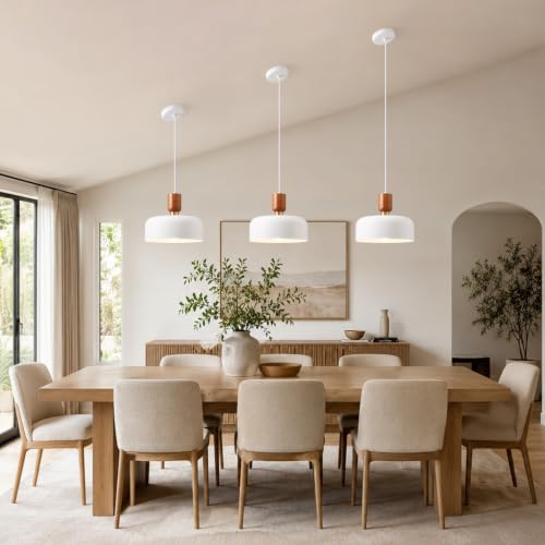 Nordic Sculptural White Pendant Light
