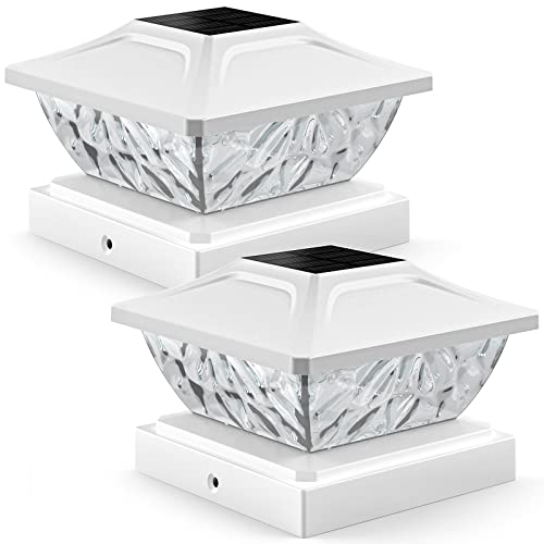 Solar Post Cap Lights Outdoor (2 Count)