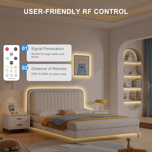 16.4ft COB Led Strip Light with Remote (16.4 Foot)