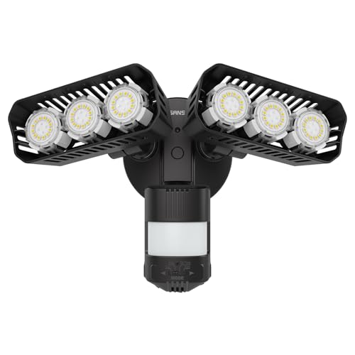 38W 5000LM Motion Sensor Outdoor Lights