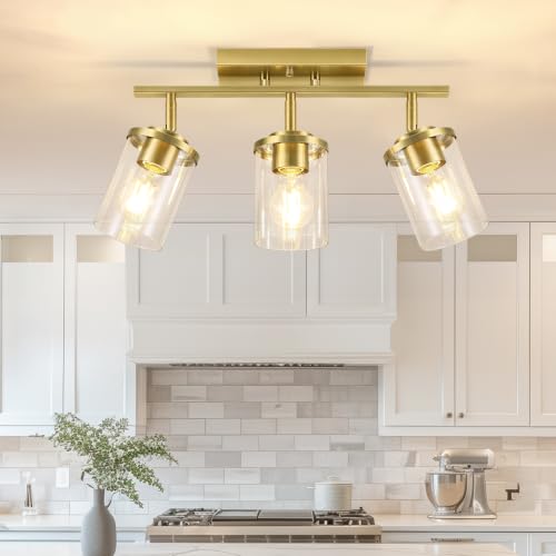 3 Lights Semi Flush Mount Ceiling Light