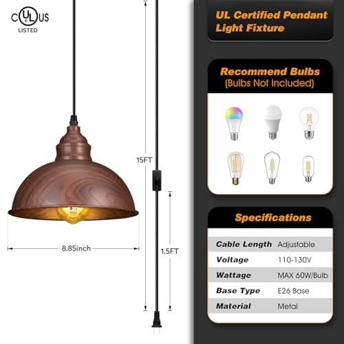 Plug in Pendant Light