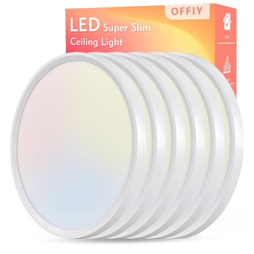 6PK 15.8 Inch Led Ceiling Light Flush Mount (6 Count)