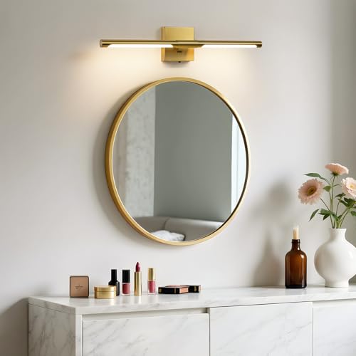 Modern Gold Bathroom Vanity Light