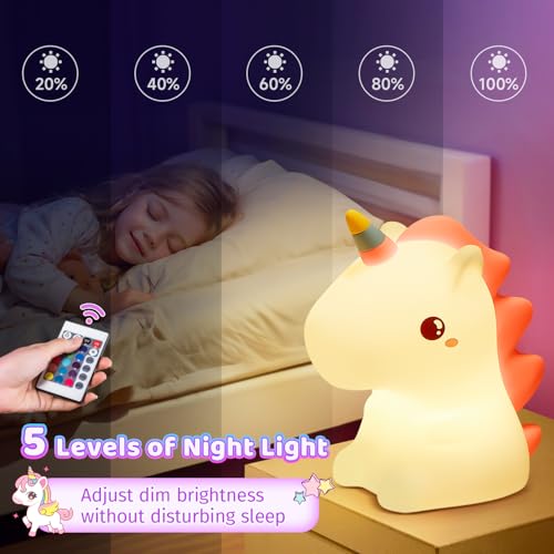 Unicorn Night Light for Kids