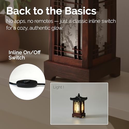 Traditional Korean Wood Lamp
