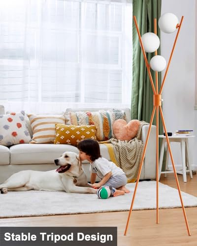 3 Globe Dimmable Tripod Floor Lamp (3 Count)