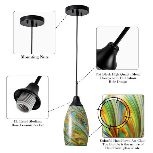 Mini Glass Pendant Light 3