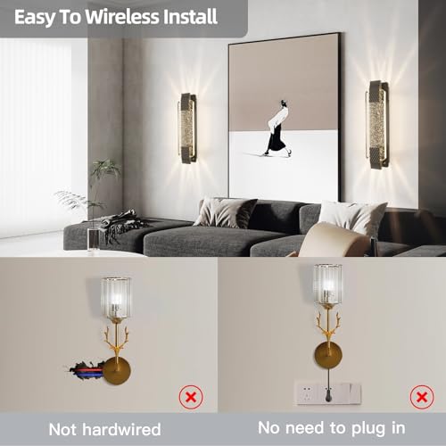Battery Operated Wall Sconce