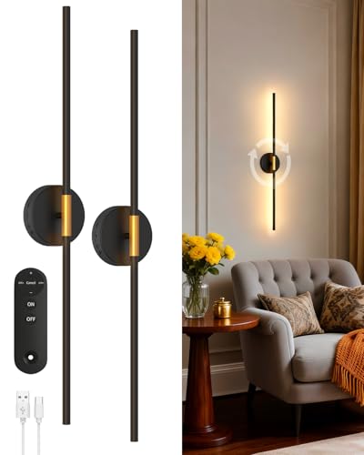 Peel and Stick Wall Sconces (2 Count)
