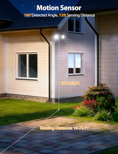 2 Pack Motion Sensor Outdoor Lights (2 Count)