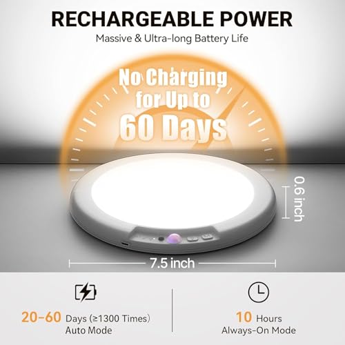 Wireless Rechargeable Ceiling Light