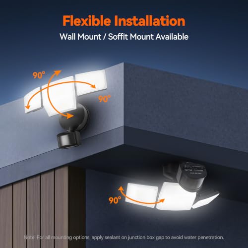 85W 10000LM Motion Sensor Outdoor Lights