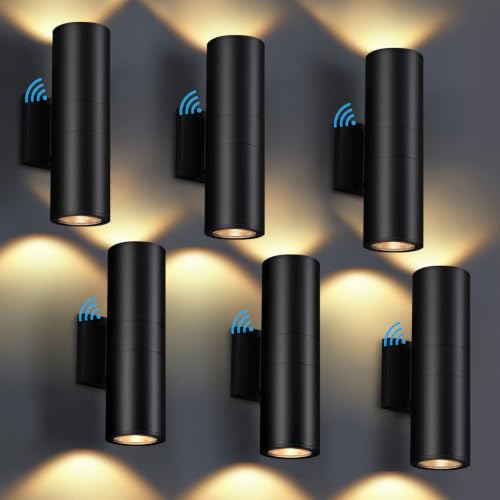 Dusk to Dawn Outdoor Lighting Sensor Wall Lights 6 Packs (6 Count)