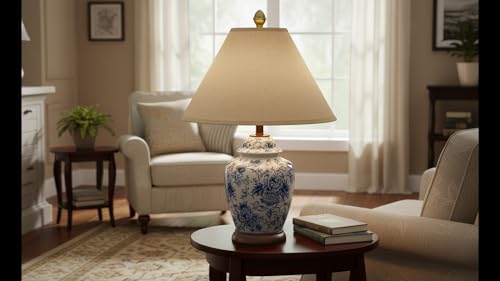32209A Hardback Empire Spider Lamp Shade in Wheat Flaxen