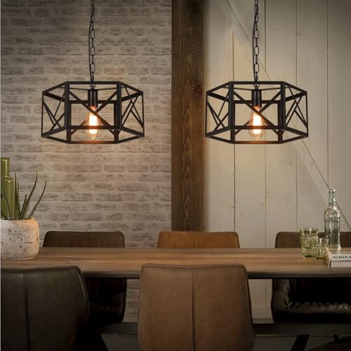 Rustic Farmhouse Metal Pendant Light Fixture One
