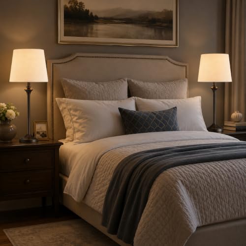 Table Lamps Set of 2 for Living Room (2 Count)
