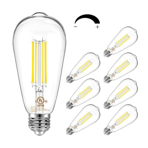 8 Pack Vintage LED Edison Bulbs (8 Count)