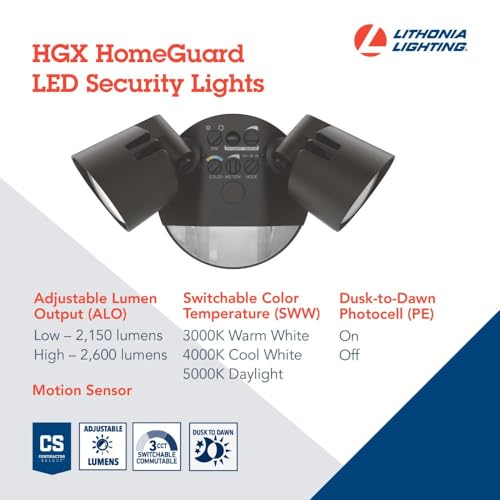 HomeGuard 2 Light LED Outdoor Flood Lights