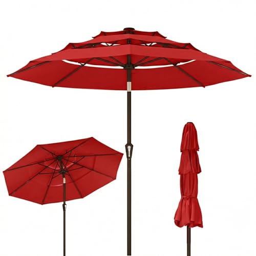 10ft 3 Tier Patio Umbrella