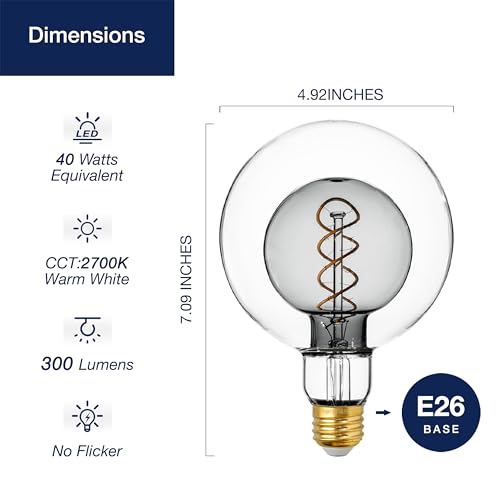 G125 Decorative Large Globe LED Bulb