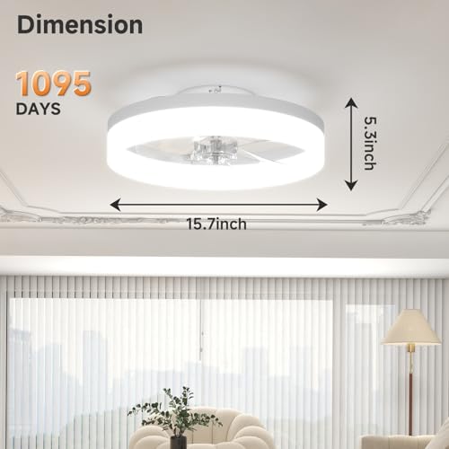 Low Profile Ceiling Fans with Lights and Remote