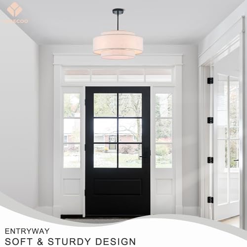 19.7" Modern Drum Chandelier