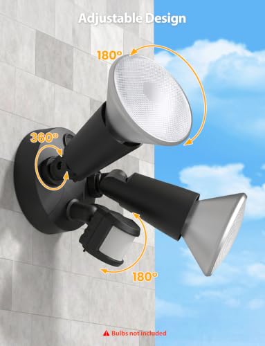 2 Pack Motion Sensor Outdoor Lights (2 Count)
