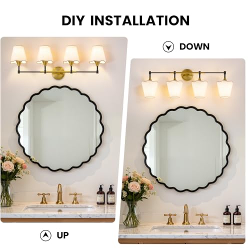 Black Gold Bathroom Vanity Light (Black Gold / 4 LIGHT)
