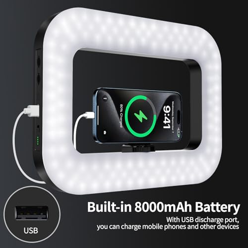 Magnetic Cell Phone Light for Video Recording