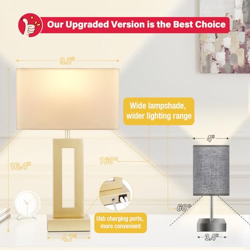 Gold Table Lamps Set of 2 (2 Count)