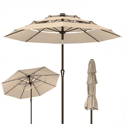 9ft 3 Tier Patio Umbrella