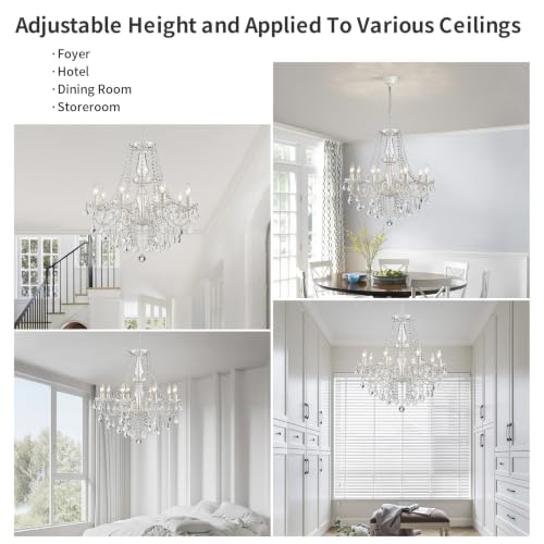 Modern Contemporary K9 Crystal Glass Chandelier Pendant Ceiling Lighting Fixture