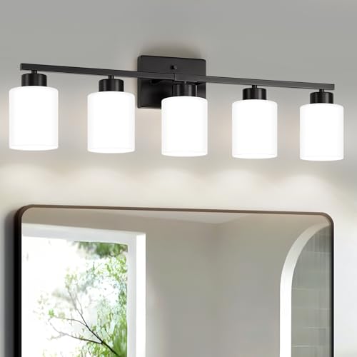 Black Bathroom Light Fixtures Vanity Lights Over Mirror