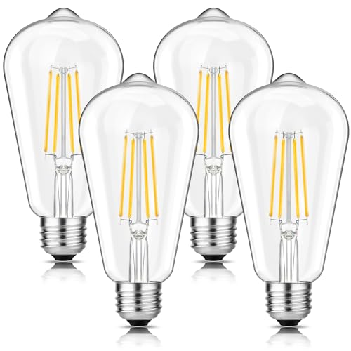 Vintage LED Edison Bulbs 60W Equivalent (4 Count)