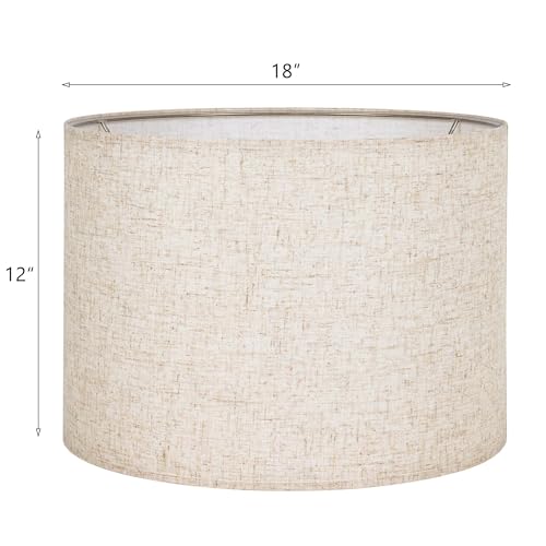 Linen Set of 2 Lampshade Requires Self (2 Count)