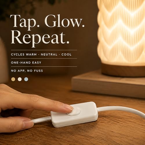 Small Bedside Lamp for Nightstand