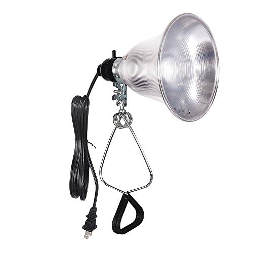 Clamp Lamp Light 60 Watt with 5.5 Inch Aluminum Reflector