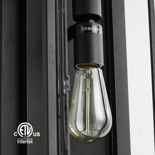 24" Modern Outdoor Porch Wall Light (2 Count)