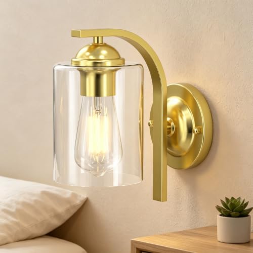 Gold Wall Sconces Lights for Bathroom