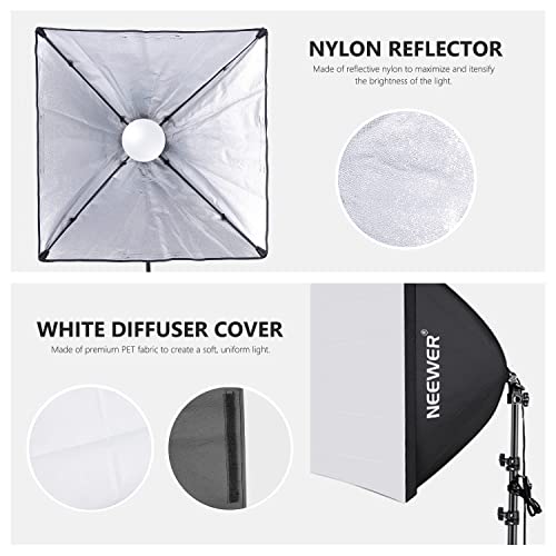 700W Equivalent Softbox Lighting Kit