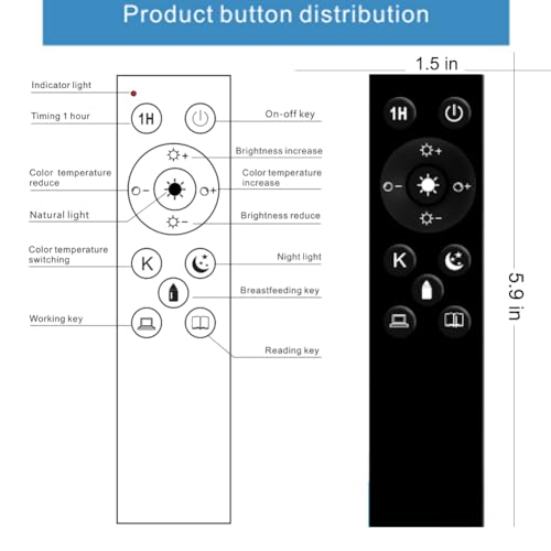 LED Bulb with a 2.4GHz Remote Control