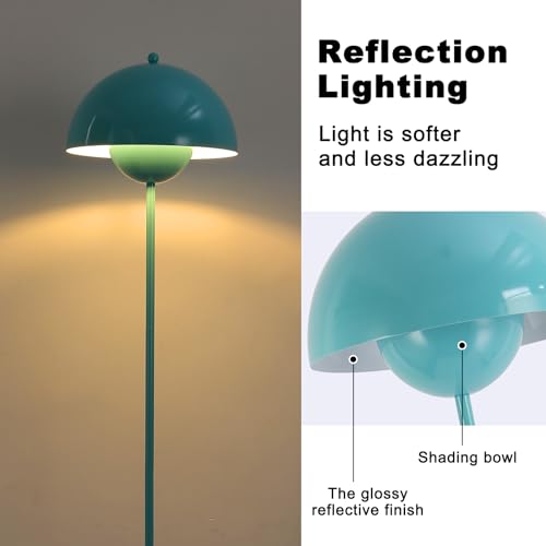 Mid Century Modern Metal Bud Floor Lamp for Home and Office