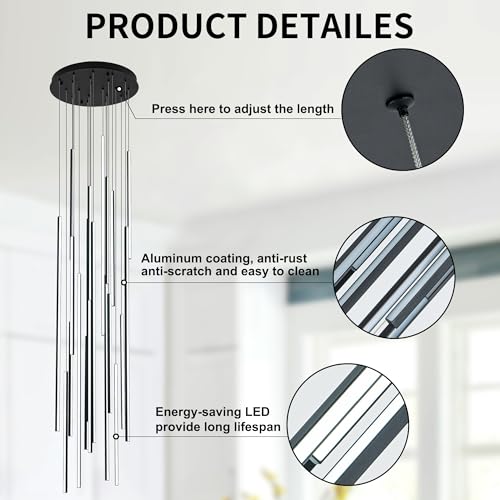 138" Modern LED Chandelier